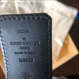 100% authentic Louis Vuitton monogram belt
